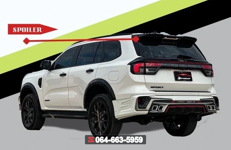 ชุดแต่ง FORD Everest สปอยเลอร์ Everest RiderM