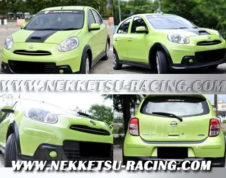 ชุดแต่ง Nissan March ทรง Zercon Z-1 ผลิตจาก ABS