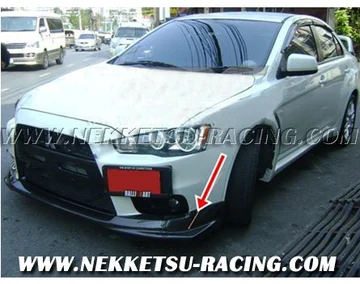 ลิ้นหน้าคาร์บอน สำหรับ Mitsubishi EVO10