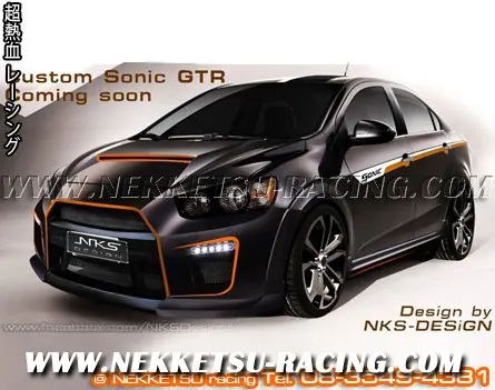 ชุดแต่ง Chevrolet Sonic รุ่น 5 ประตู ทรง GTR