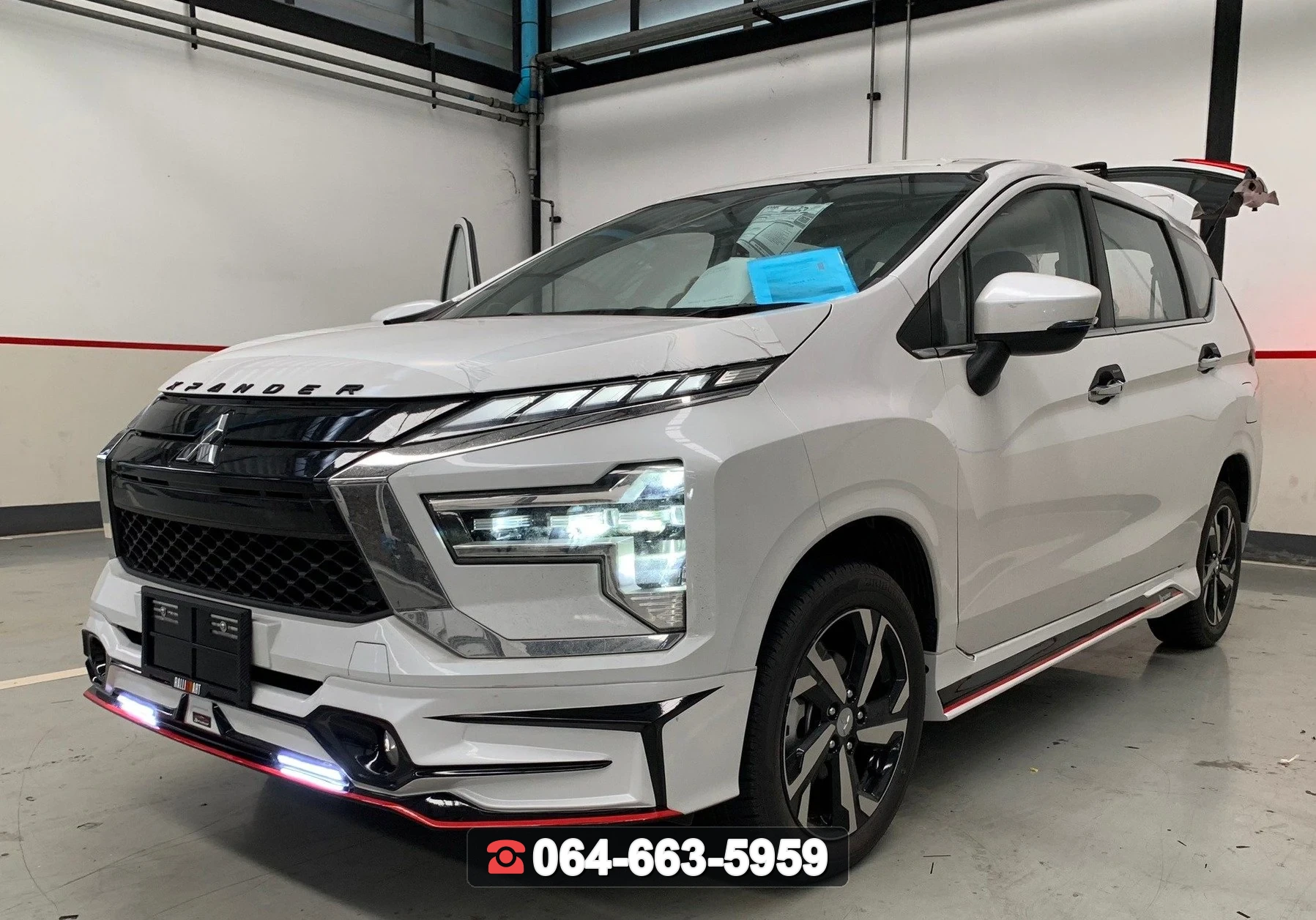 ชุดแต่ง MITSUBISHI Xpander GT 2022 V.2 ท่อใบไม้ RiderM