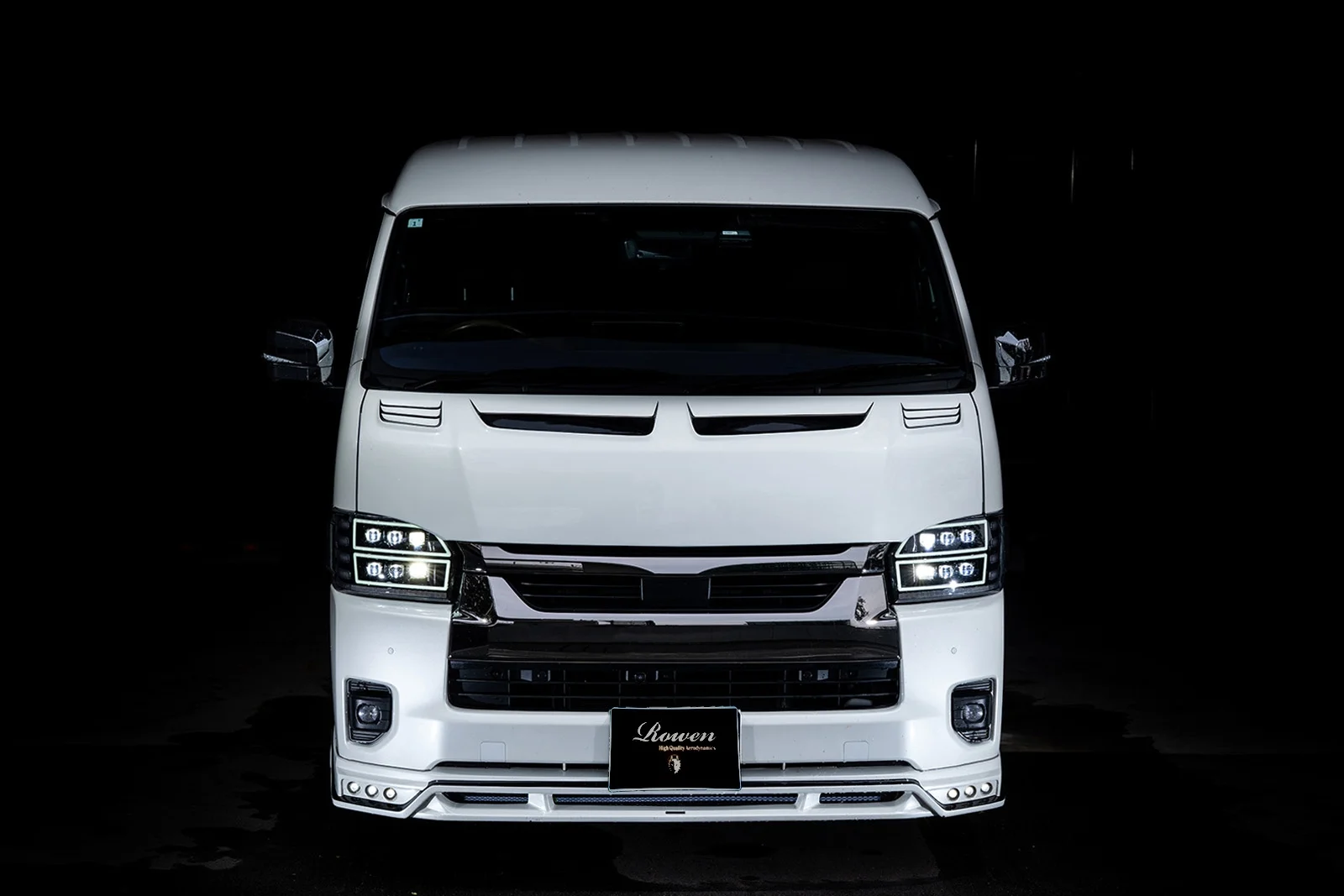ชุดแต่ง TOYOTA 200HIACE Wide 4 /5 /6 /7 MODEL GDH/KDH/TRH211 2013.12~Rowen Japan