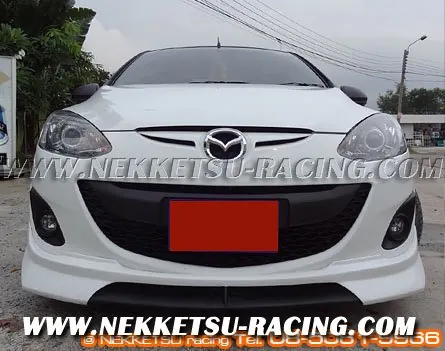 ชุดแต่งรอบคัน Mazda2 08-12 รุ่น 4 ประตู ทรง ABS Audi