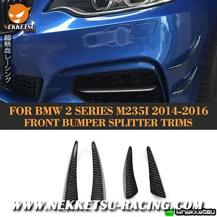 คลีบหน้าคาร์บอนของรถ BMW F22 M-TEACH 14-16