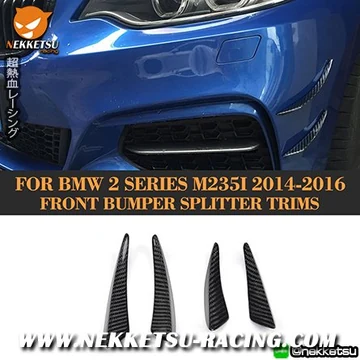 คลีบหน้าคาร์บอนของรถ BMW F22 M-TEACH 14-16