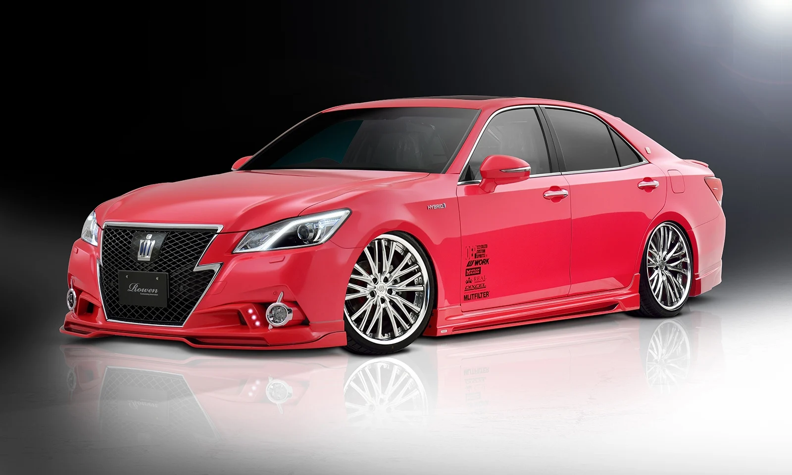 ชุดแต่ง TOYOTA 210 CROWN ATHLETE MODEL GRS210/GRS214/AWS210 2012.12~2015.09 Rowen Japan