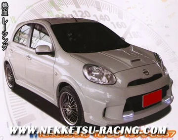 ชุดแต่งรถรอบคัน Nissan March ทรง JAP