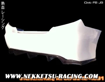 กันชนหลัง Civic 2012 FB JS Racing