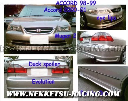 ชุดแต่งรอบคัน Accord 98-00 ทรง Mugen