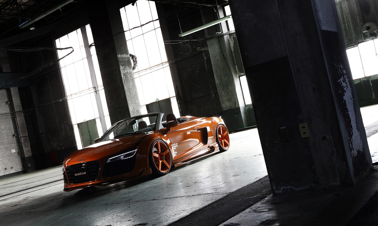 ชุดแต่ง Audi R8 Spyder/Coupe facelift 5.2(V10) 42CTYF 2013.04~2016.06 Rowen Japan