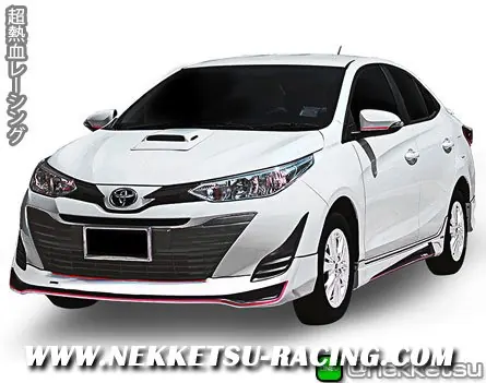 ชุดแต่งรถ Yaris 2018 Ativ 4 ประตู ทรง Sporty