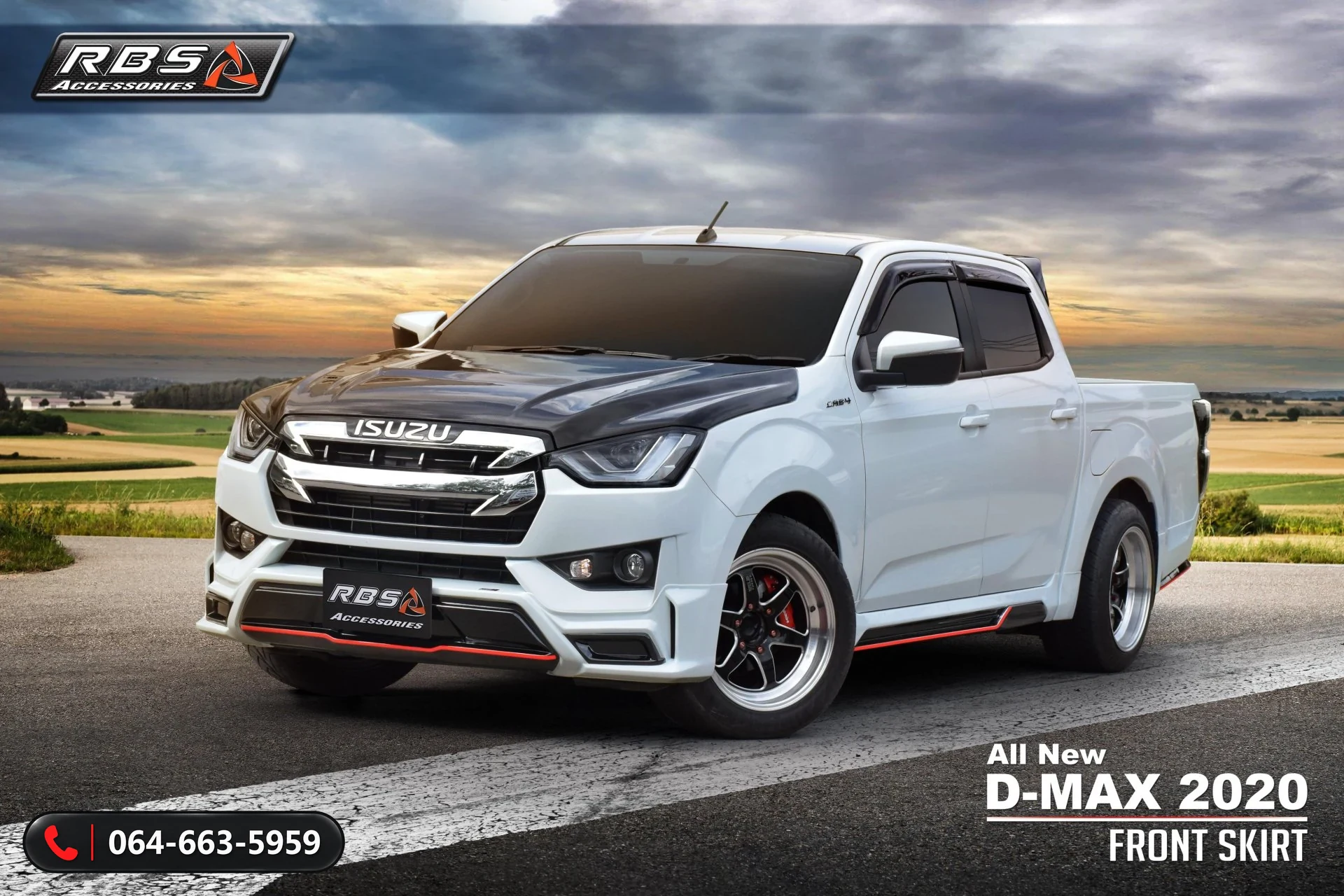 ชุดแต่ง ISUZU D-MAX 2020 รุ่นเตี้ย CAB 4 RBS