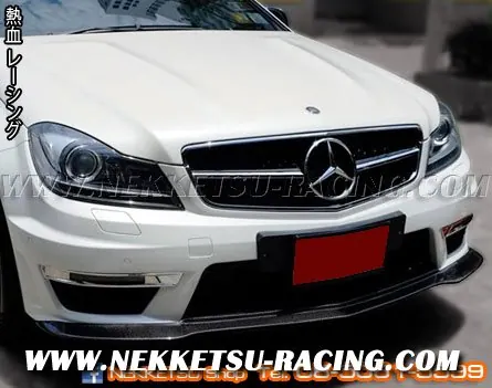 สเกิร์ตหน้า Benz W204 C63 AMG Black Series Carbon