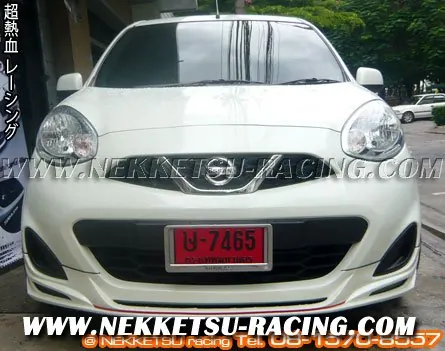 ชุดแต่งรถรอบคัน Nissan March 2014 Impul